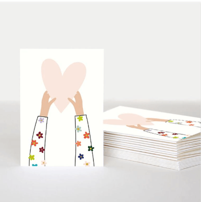 Caroline Gardner - Heart 10 Pkt - Mini Cards