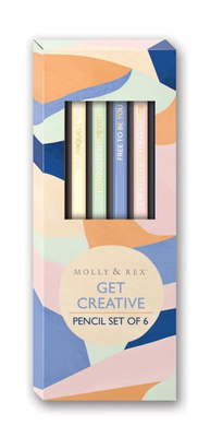 Pencil Set - Molly &amp; Rex Get Creative 6 Pack