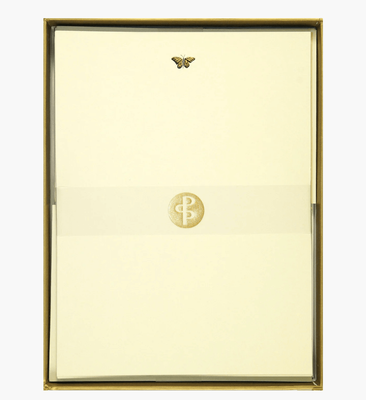 Peter Pauper Press Gold Butterfly Stationery Set