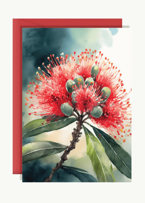 Blackwell Press Pohutukawa Blank Card