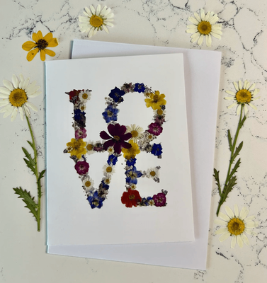 Wayswithwildflowers Blank  Greeting Card Love