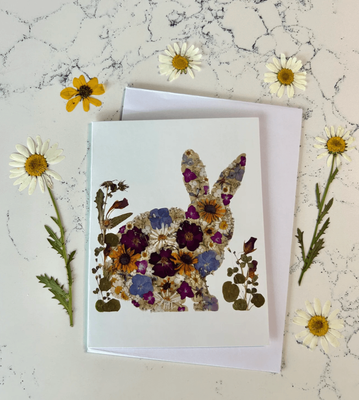 Wayswithwildflowers Blank  Greeting Card Rabbit