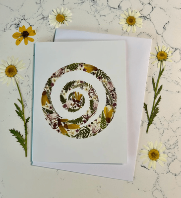 Wayswithwildflowers Blank Greeting Card Koru