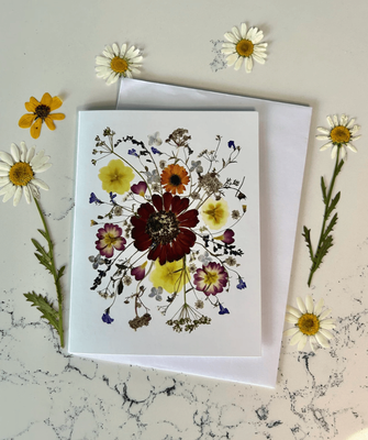 Wayswithwildflowers Blank Greeting Card Bouquet