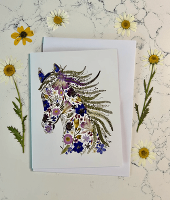 Wayswithwildflowers Blank  Greeting Card Horse