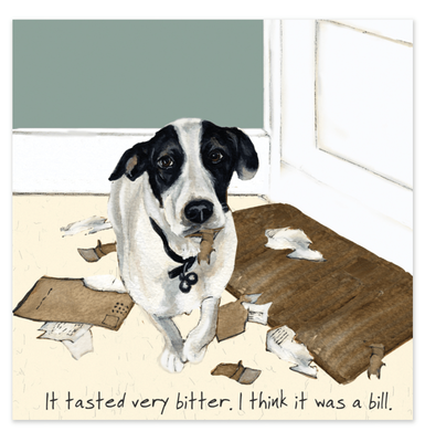 Greeting Card Little Dog Laughed - Bill