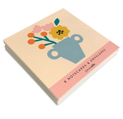 Notecards James Ellis - Flowers In A Vase 8 Pkt  Notecards