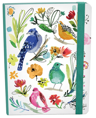 ​Roger La Borde  Bird Life A5 Hardback Journal with elastic binder