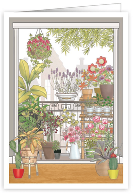 Greeting Card With Envelope Quire Publishing - Potted Plants