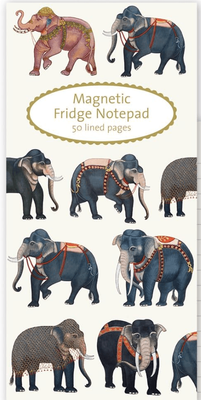 Magnetic Fridge Notepad Shopping List - Museums &amp; Galleries Elephants