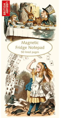 Magnetic Fridge Notepad Shopping List - Museums &amp; Galleries Alice in Wonderland