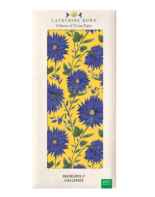 Gift Tissue Paper Catherine Rowe Blue Flowers