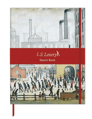 Museums &amp; Galleries Blank Sketchbook Notebook L. S. Lowry Coming From the Mill