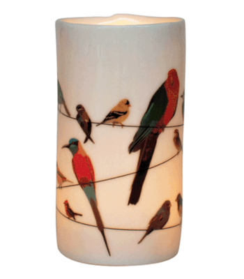 The Unemployed Philosophers Guild - Birds On A Wire - Tea Light Holder