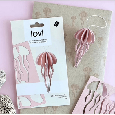 LOVI JELLYFISH 8cm Light Pink