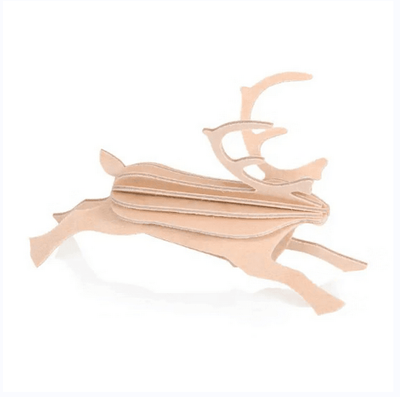 LOVI REINDEER 8cm sm Natural Wood