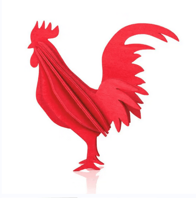 LOVI ROOSTER 10cm Red