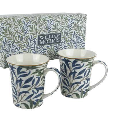 Lesser &amp; Pavey UK - William Morris Willow Bough Set Of 2 Mugs