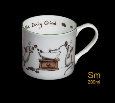 Two Bad Mice  Fine Bone China​ The Daily Grind  Small Mug