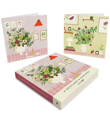 James Ellis Floral Interiors 8 Pack Notecards
