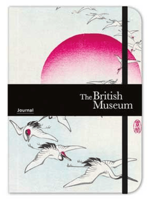 Museums &amp; Galleries Cranes &amp; Rising Sun Elastic Closure Journal 200 pages