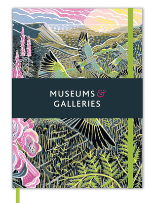 Museums &amp; Galleries Annie Soudain Foxglove &amp; Finches Deluxe Journal