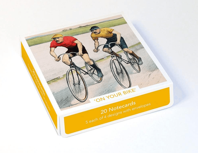 Museums &amp; Galleries On Your Bike 20 Pkt Notecards