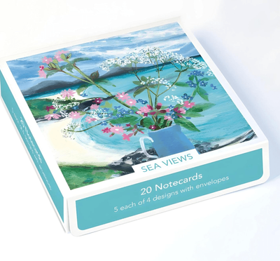 Museums &amp; Galleries Sea Views 20 Pkt Notecards
