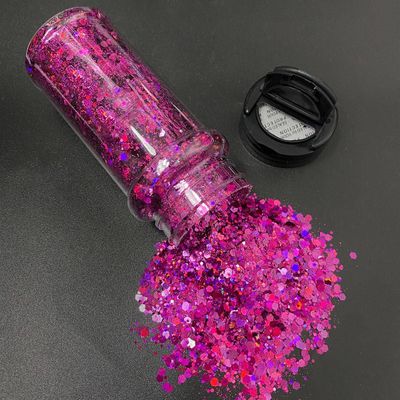 Fuchsia Chunky Glitter