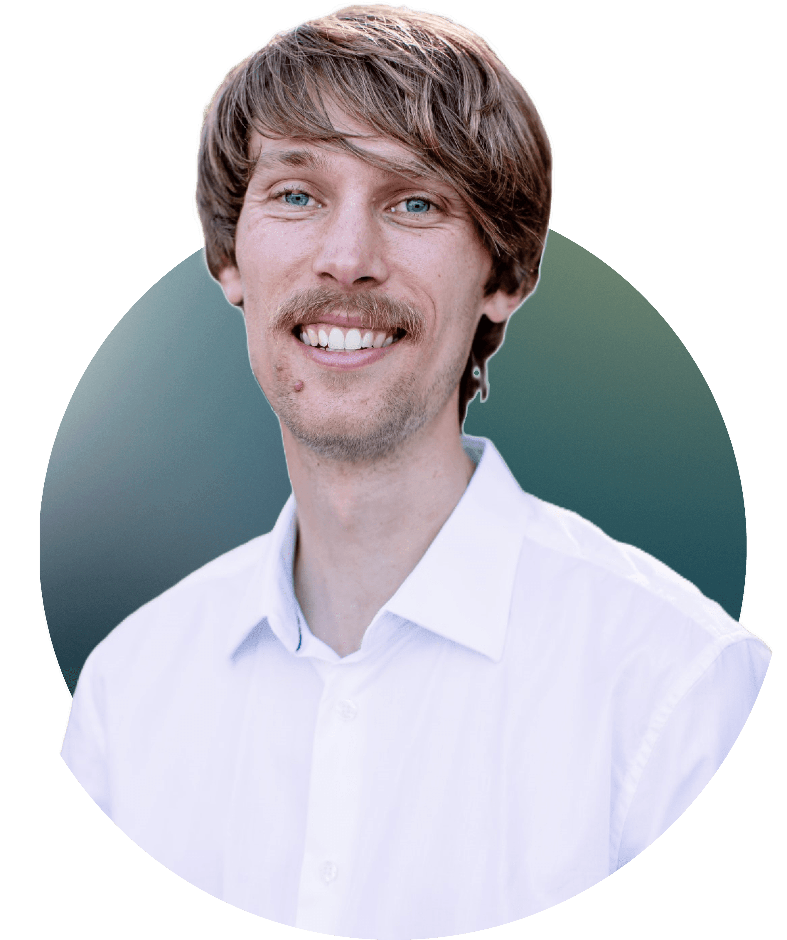 Robbie the Web Designer smiling