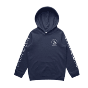 WDSAC Kids Hoodie Midnight Blue (White Logo)