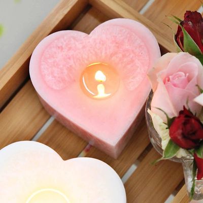 Living Light Heart Candle Gift Set