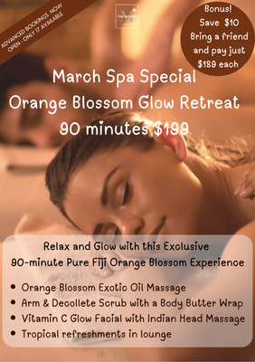 Special MARCH Orange Blossom Glow Retreat