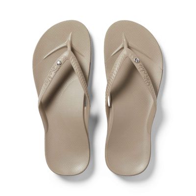 Archies Jandals - Taupe Crystal