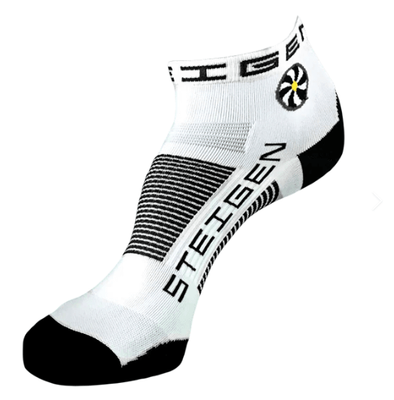 Steigen High Performance Socks - Quarter Length (White))