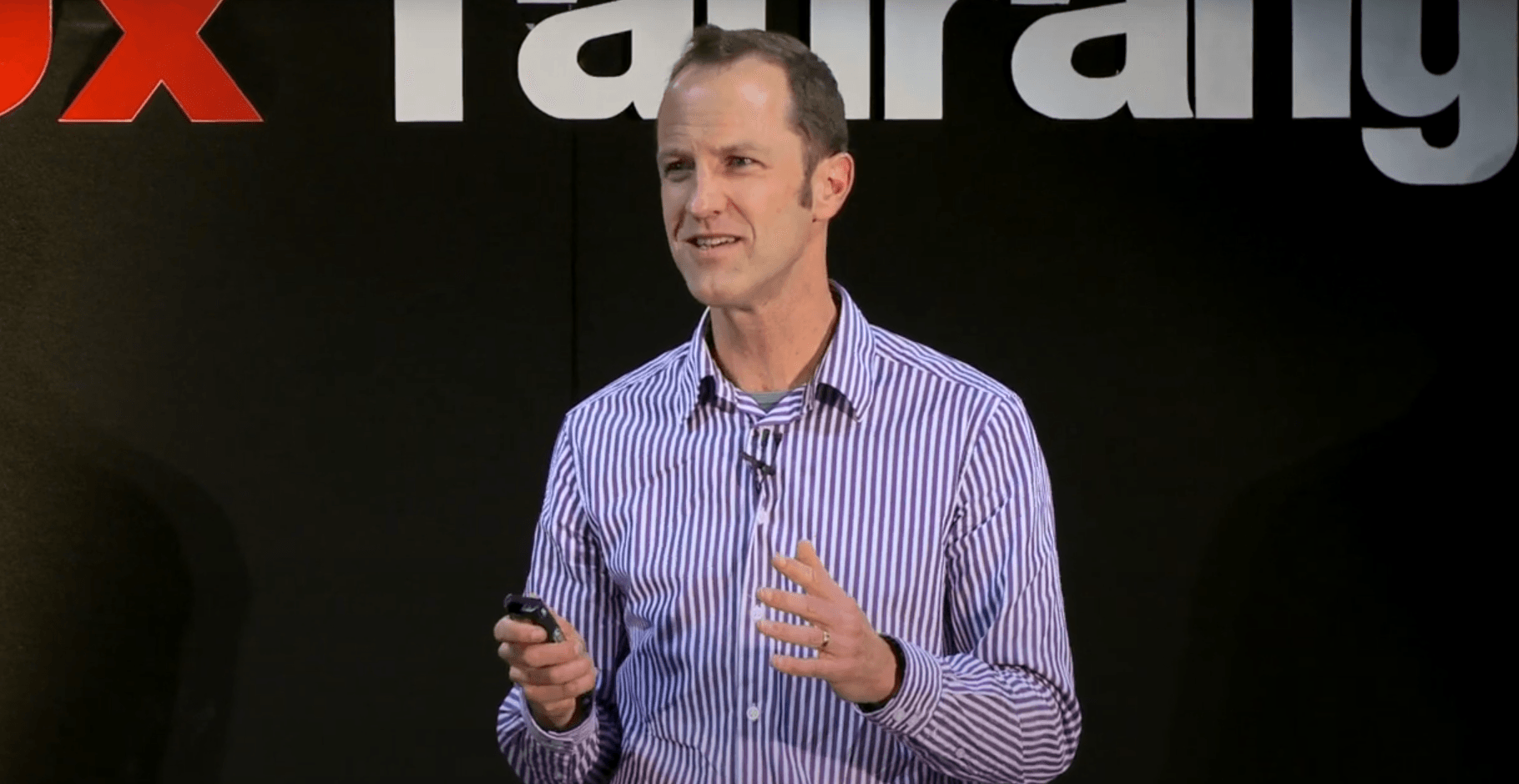 Nik doing a presentation