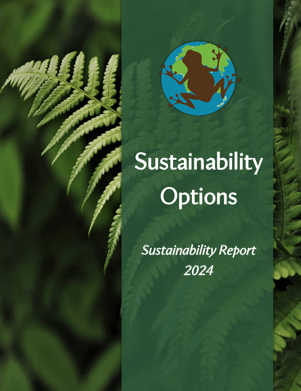 Sustainability Report Cover Page
