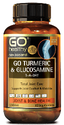 Go Healthy Turmeric + Glucosamine 60 Capsules