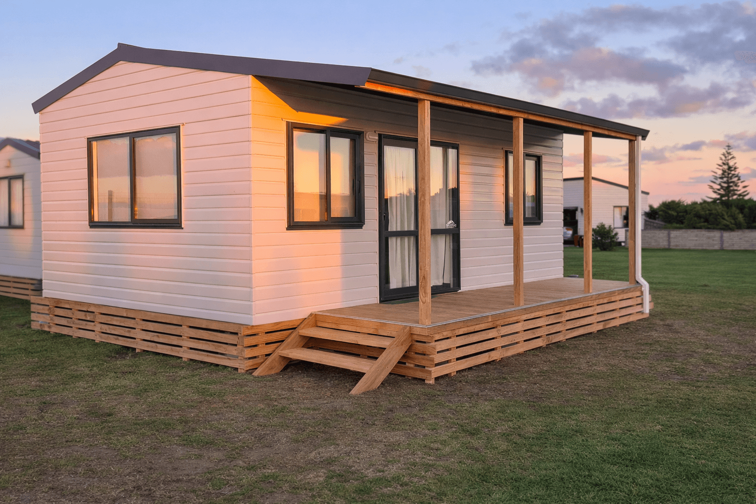 One-bedroom transportable unit ideal for family sleepouts