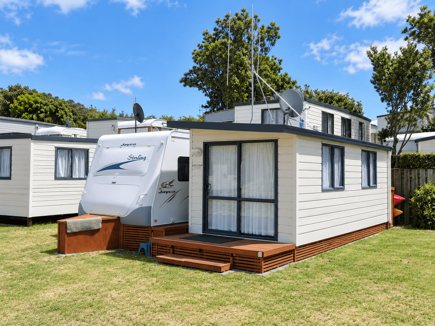 Luxury annexe unit for year-round holidaying