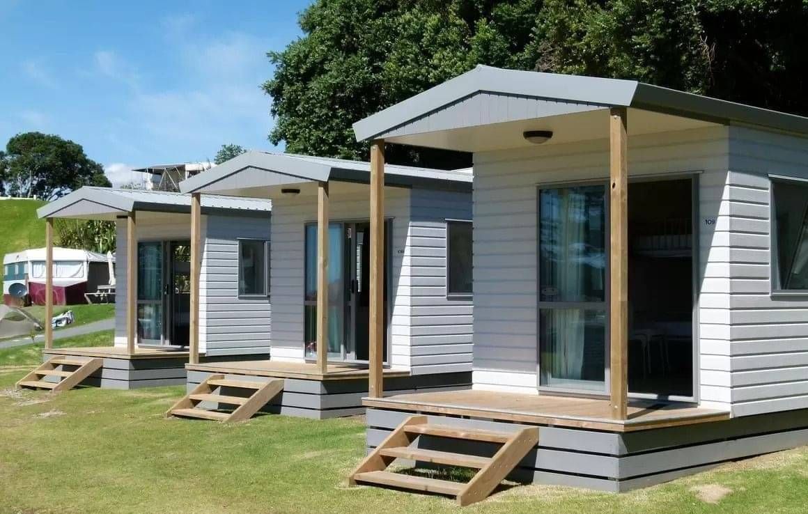 Transportable homes by Leisurebuilt, perfect for campgrounds and baches