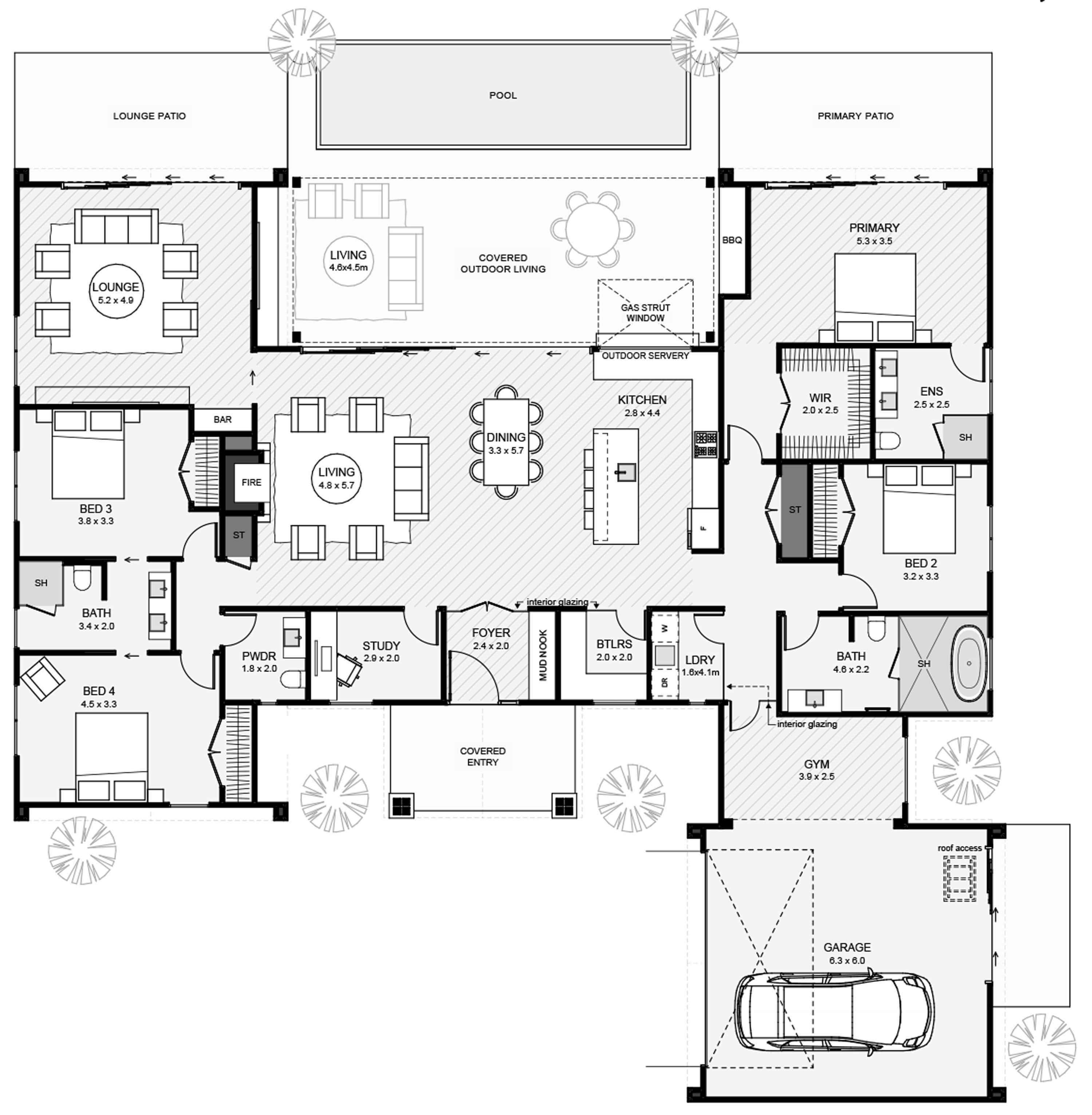 Whitechurch Construction, Waikato residential builders. Image of house plans.