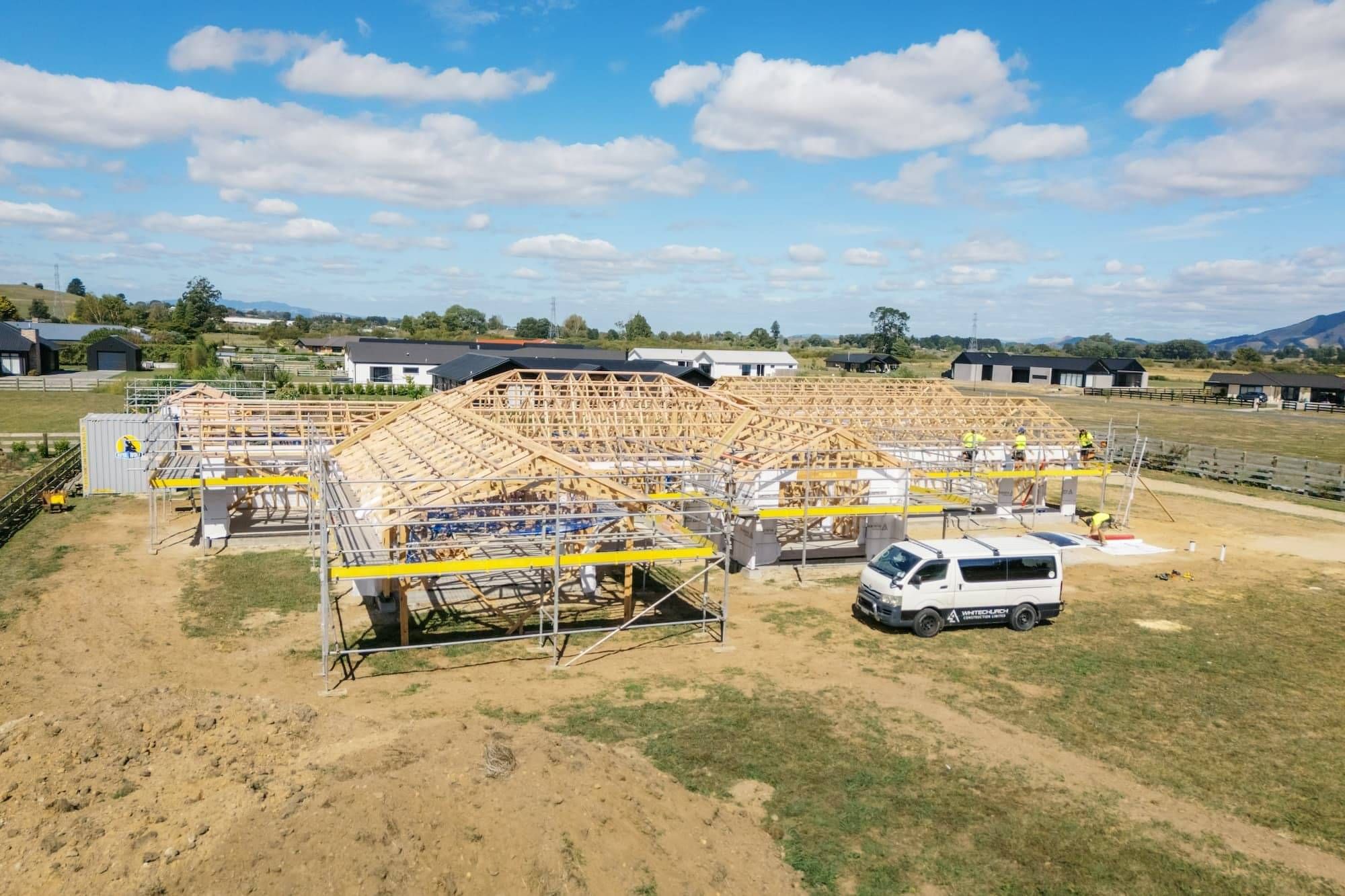 new house being built in Te Awamutu