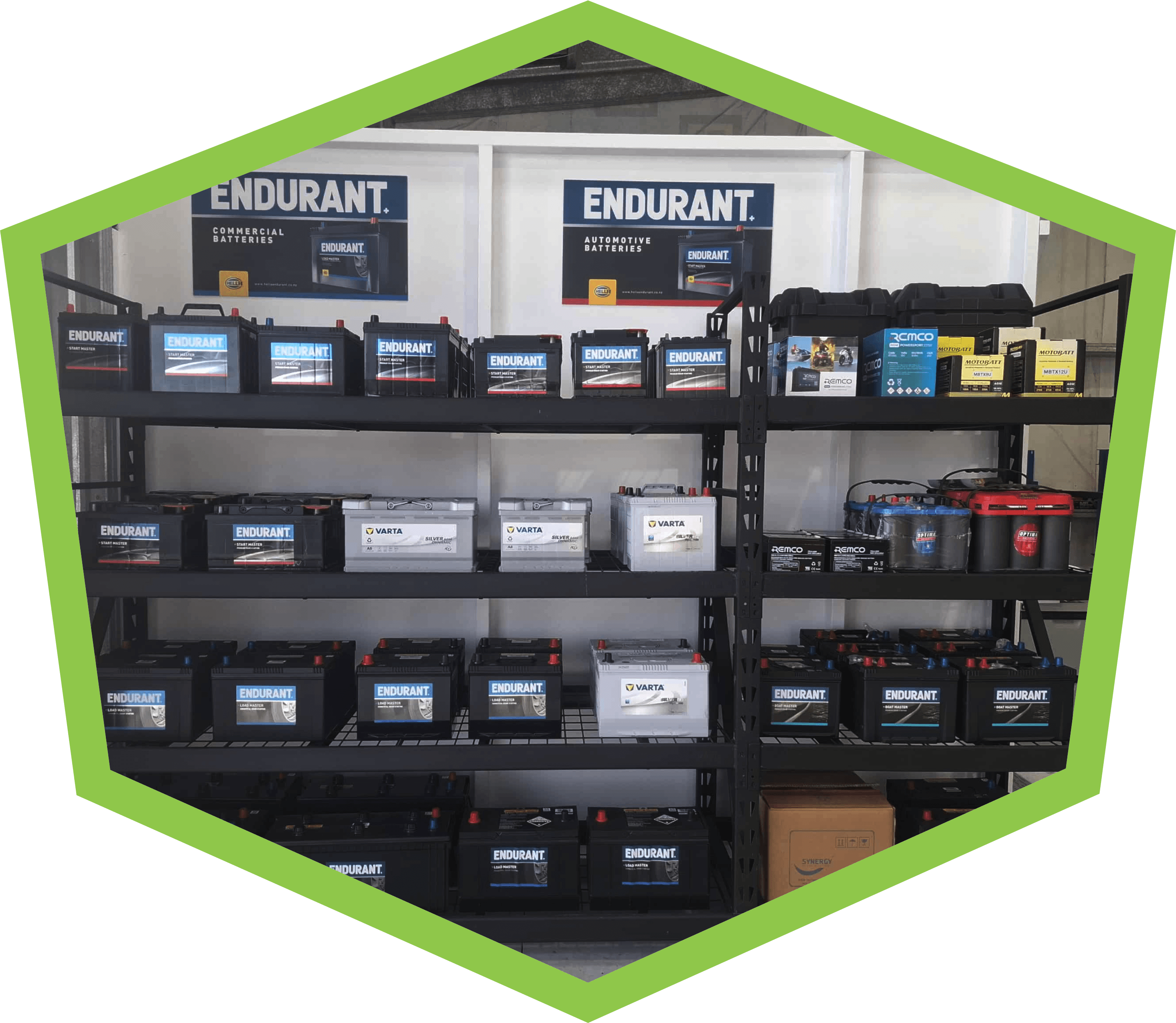 Testing the battery in a car