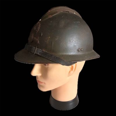 WW2 French Artillery Adrian Helmet