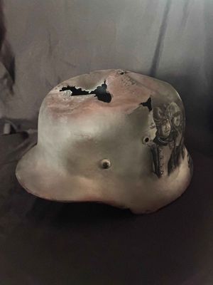 (SOLD)Decorated German Helmet.(STALINGRAD)