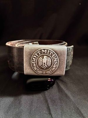 GERMAN WWII ARMY BELT AND BUCKLE