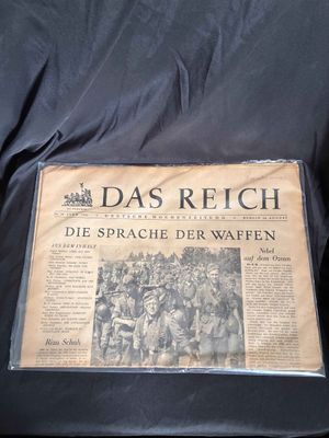 &nbsp;German Newspaper "Das Reich".  May 1941