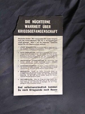 Defence of Cherbourg Surrender Leaflet