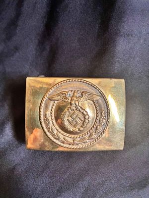 (SOLD)Mint SA EM/NCO'S BELT BUCKLE.